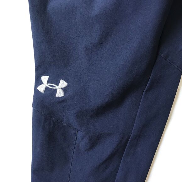 NWT $55 Under Armour Storm Girls Pants YLG Loose Squad Joggers Sweatpant Blue - Picture 14 of 15